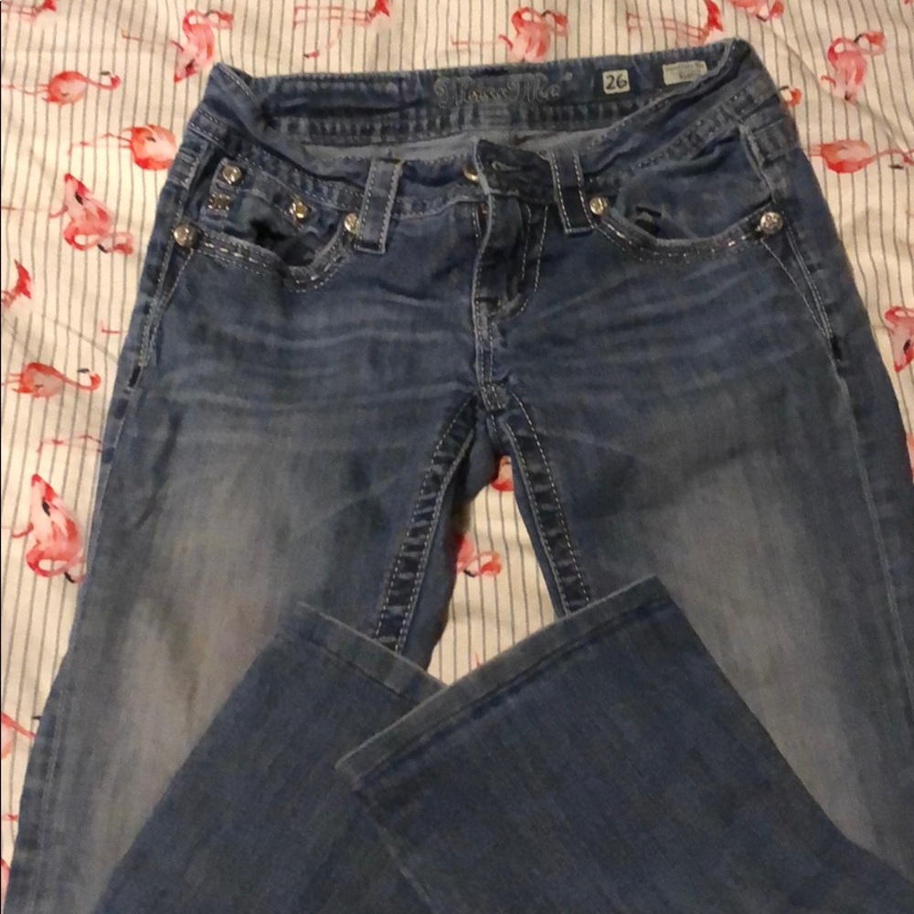 Miss me jeans. Slight Signs of wear.